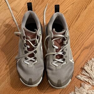 Nike Gray and Brown Athletic Shoes